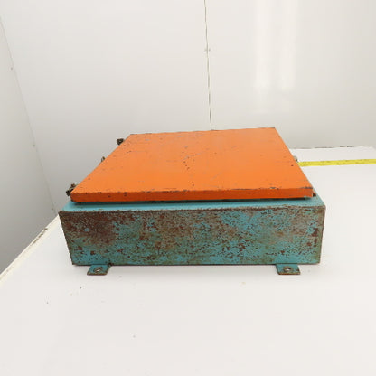 24" x 24" x 6" Steel Wall Mount Hinged Door Electrical Enclosure W/ Backplate