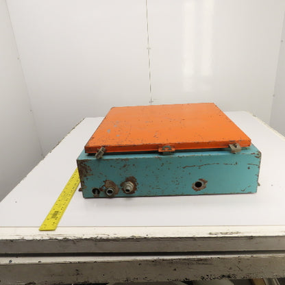 24" x 24" x 6" Steel Wall Mount Hinged Door Electrical Enclosure W/ Backplate