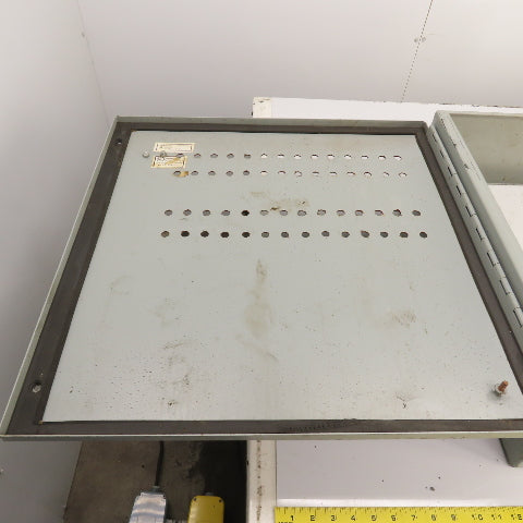 Hammond 1418JJ7 24" x 24" x 7" Electrical Enclosure W/Backplate & Hinged Door