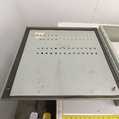 Hammond 1418JJ7 24" x 24" x 7" Electrical Enclosure W/Backplate & Hinged Door