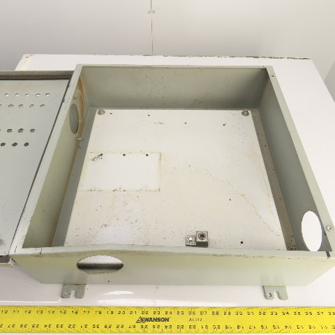 Hammond 1418JJ7 24" x 24" x 7" Electrical Enclosure W/Backplate & Hinged Door