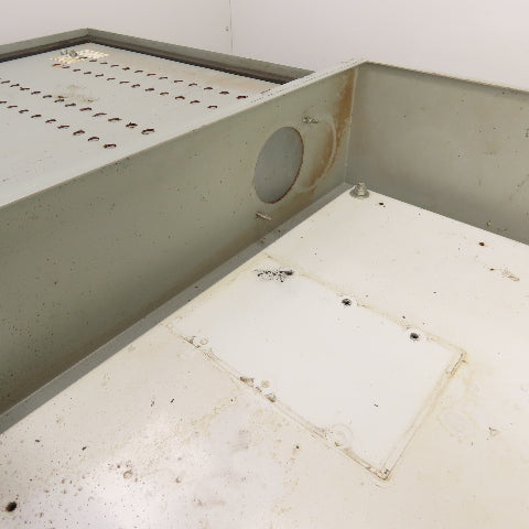 Hammond 1418JJ7 24" x 24" x 7" Electrical Enclosure W/Backplate & Hinged Door