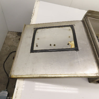 18" x 18" x 6" Aluminum Electrical Junction Pull Box W/ 3 Terminal Strips