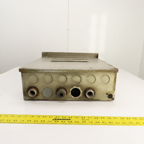 18" x 18" x 6" Aluminum Electrical Junction Pull Box W/ 3 Terminal Strips