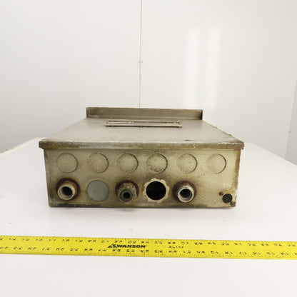 18" x 18" x 6" Aluminum Electrical Junction Pull Box W/ 3 Terminal Strips