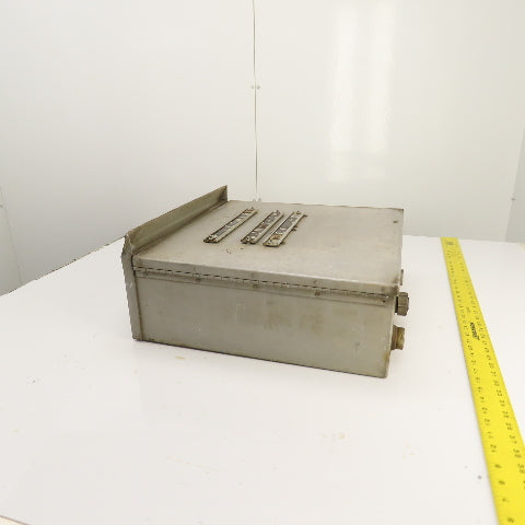 18" x 18" x 6" Aluminum Electrical Junction Pull Box W/ 3 Terminal Strips