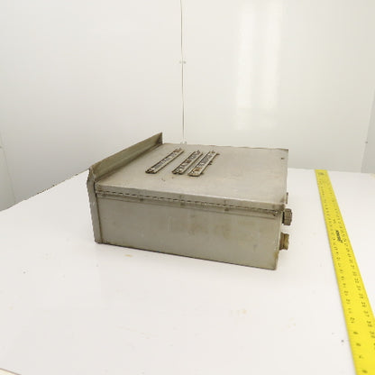 18" x 18" x 6" Aluminum Electrical Junction Pull Box W/ 3 Terminal Strips