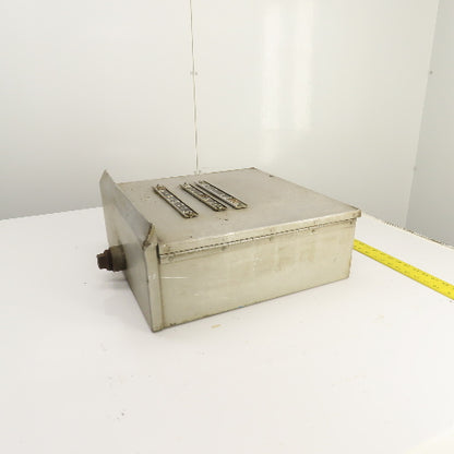 18" x 18" x 6" Aluminum Electrical Junction Pull Box W/ 3 Terminal Strips