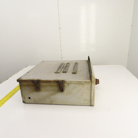 18" x 18" x 6" Aluminum Electrical Junction Pull Box W/ 3 Terminal Strips