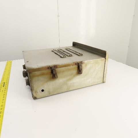 18" x 18" x 6" Aluminum Electrical Junction Pull Box W/ 3 Terminal Strips