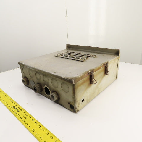18" x 18" x 6" Aluminum Electrical Junction Pull Box W/ 3 Terminal Strips