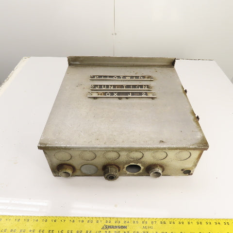 18" x 18" x 6" Aluminum Electrical Junction Pull Box W/ 3 Terminal Strips