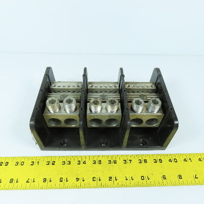 Square D LBA365212 Class 9080 Power Distribution Terminal Block 760A 600VAC