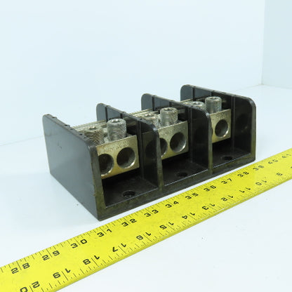 Square D LBA365212 Class 9080 Power Distribution Terminal Block 760A 600VAC