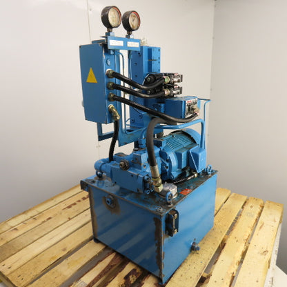 Nachi 10 Gal 1.5kW Variable Piston Hydraulic Power Unit PVS-1B-16N1-10 230V 1PH