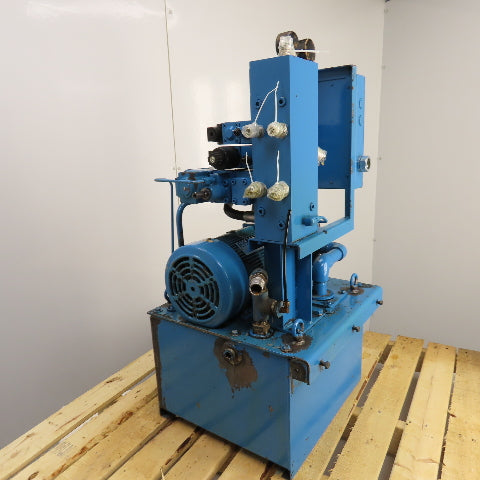 Nachi 10 Gal 1.5kW Variable Piston Hydraulic Power Unit PVS-1B-16N1-10 230V 1PH
