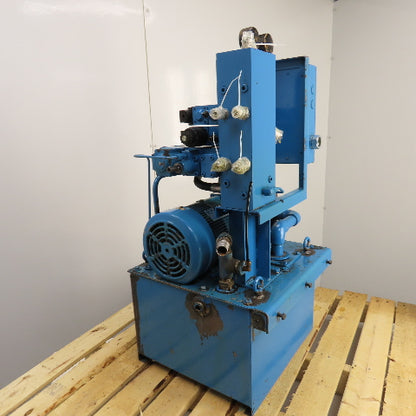 Nachi 10 Gal 1.5kW Variable Piston Hydraulic Power Unit PVS-1B-16N1-10 230V 1PH