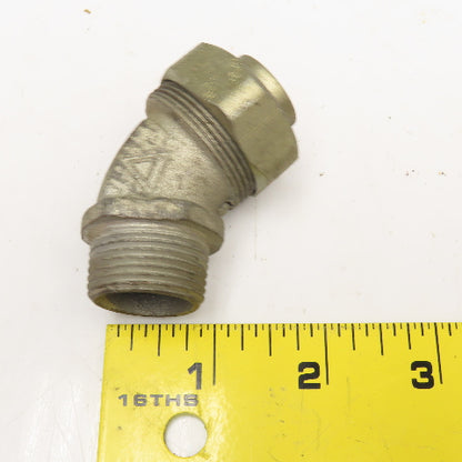 3/4" Liquid Tight Flexible Metal Conduit Elbow 45° Lot Of 10