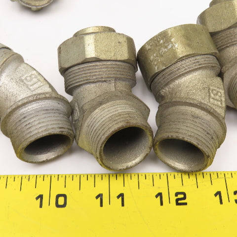3/4" Liquid Tight Flexible Metal Conduit Elbow 45° Lot Of 10