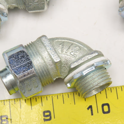 Appleton 1/2" Liquid Tight Flexible Metal Conduit Elbow 90° Lot Of 7