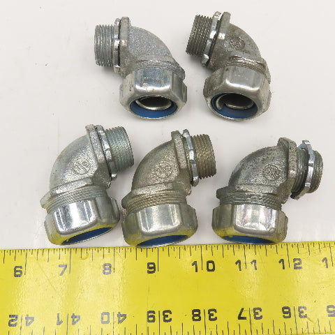 TB Woods 3/4" Liquid Tight Conduit Elbow 90° Lot Of 5