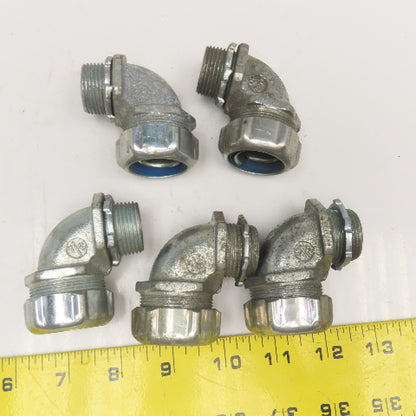 TB Woods 3/4" Liquid Tight Conduit Elbow 90° Lot Of 5