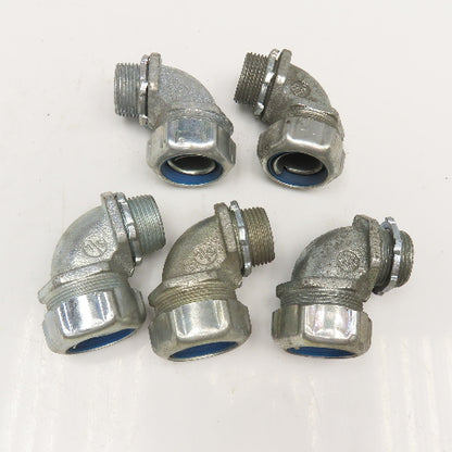 TB Woods 3/4" Liquid Tight Conduit Elbow 90° Lot Of 5