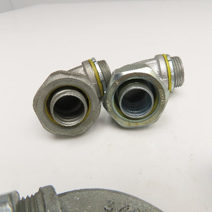 Crouse Hinds 3/4" Liquid Tight Conduit Elbow 90° Lot Of 4