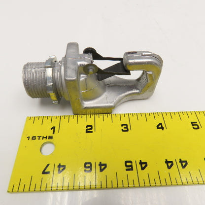 3/4" HID Fixture Hanger Safety Hook Cast Aluminum Lot Of 3
