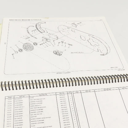 Okuma MX-45VAE P-K601-004-E Machine Parts Book
