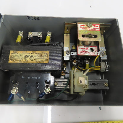 Square D SK5271N Class 9070 Transformer Disconnect Combo Pri 230/460 Sec 115V
