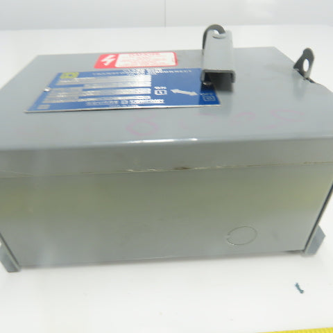 Square D SK5271N Class 9070 Transformer Disconnect Combo Pri 230/460 Sec 115V