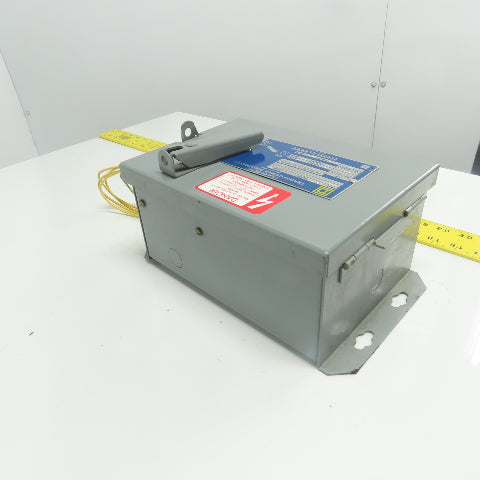 Square D SK5271N Class 9070 Transformer Disconnect Combo Pri 230/460 Sec 115V