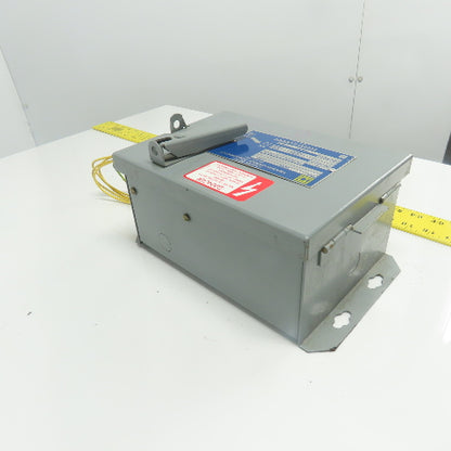 Square D SK5271N Class 9070 Transformer Disconnect Combo Pri 230/460 Sec 115V