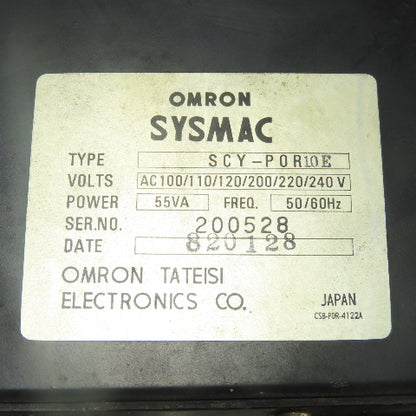 Omron SCY-P0R10E Sysmac Programmable Controller 100-240V 55VA