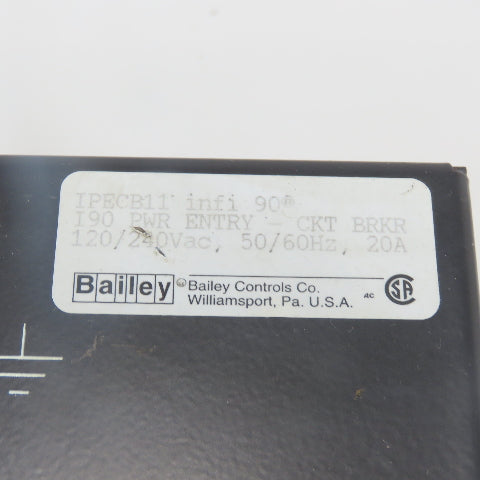 Bailey IPECB11 Infi 90 Power Entry Circuit Breaker 120/240VAC