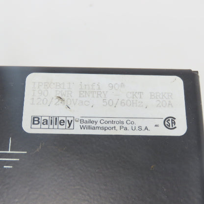 Bailey IPECB11 Infi 90 Power Entry Circuit Breaker 120/240VAC