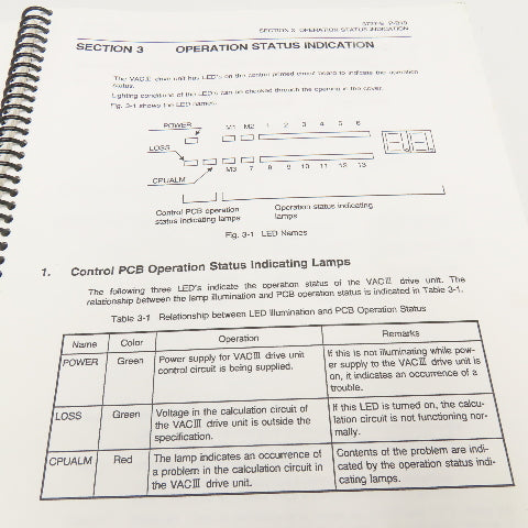 Okuma BL II-D/VAC II/VACIII 3727-E-R3 4th Edition Drive Units Maintenance Manual