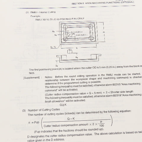 Okuma OSP7000M OSP700M 3750-E-R1 Programming Manual
