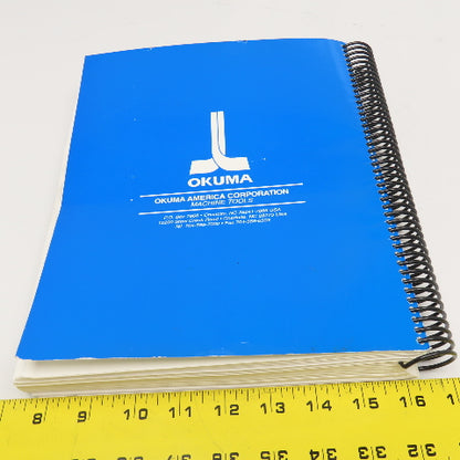 Okuma OSP7000M OSP700M 3750-E-R2 Operational Manual