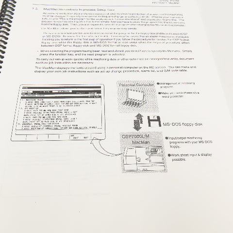 Okuma OSP7000 OSP700 3775-E-R2 MacMan Instruction Manual 3rd Edition