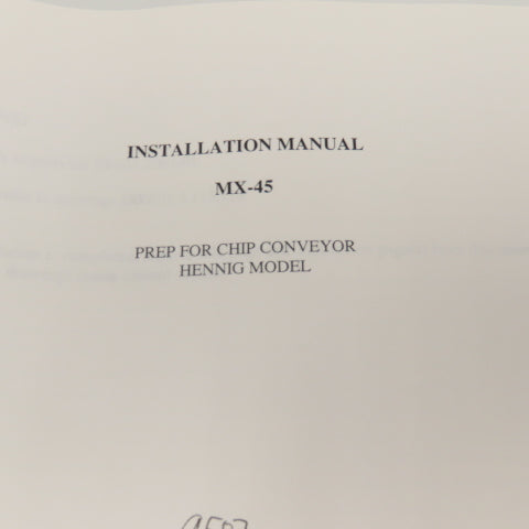 Okuma MX-45VAE AD0002 Electrical Drawing Manual W/ MD0030-01