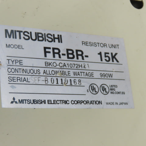 Mitsubishi FR-BR-15K Resistor Unit 990 Watt