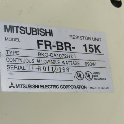 Mitsubishi FR-BR-15K Resistor Unit 990 Watt