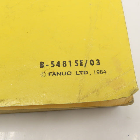 Fanuc B-54815E/03 System 10, 11, 12 Series Maintenance Manual
