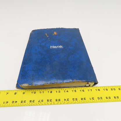 Mazak Slant Turn 40N Programming Manual 60 Tool ATC Mill Fanuc 11T-A