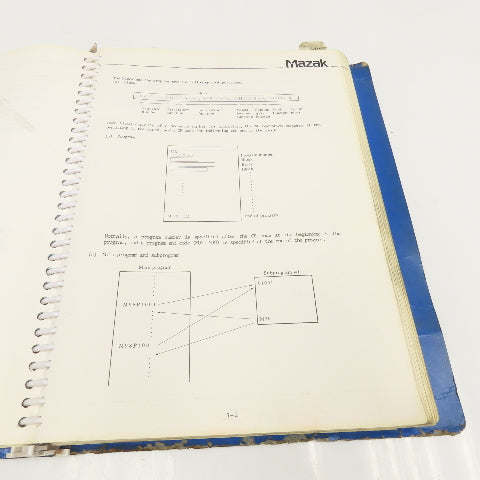 Mazak Slant Turn 40N Programming Manual 60 Tool ATC Mill Fanuc 11T-A