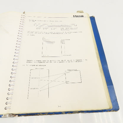Mazak Slant Turn 40N Programming Manual 60 Tool ATC Mill Fanuc 11T-A