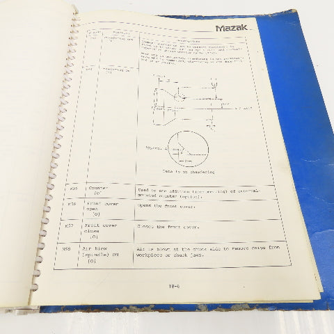 Mazak Slant Turn 40N Programming Manual 60 Tool ATC Mill Fanuc 11T-A