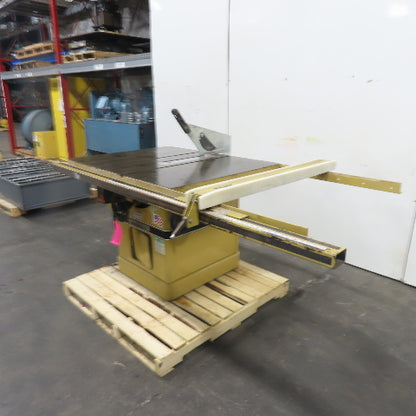 Powermatic Model 72A 14" Tilting Arbor Table Saw 3Ph 230/460V 7.5HP